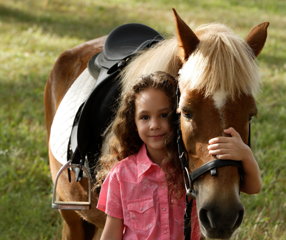 Mädchen mit Pony